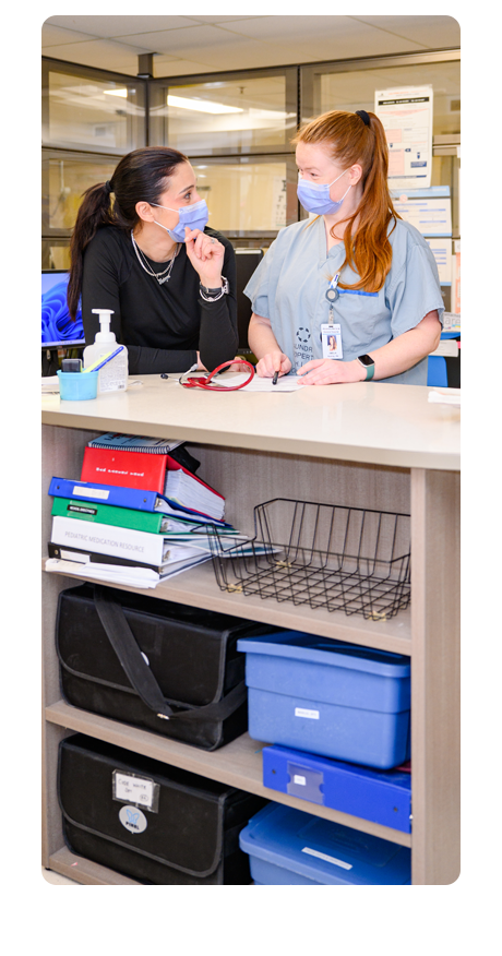 Doctor reviewing MRI scan